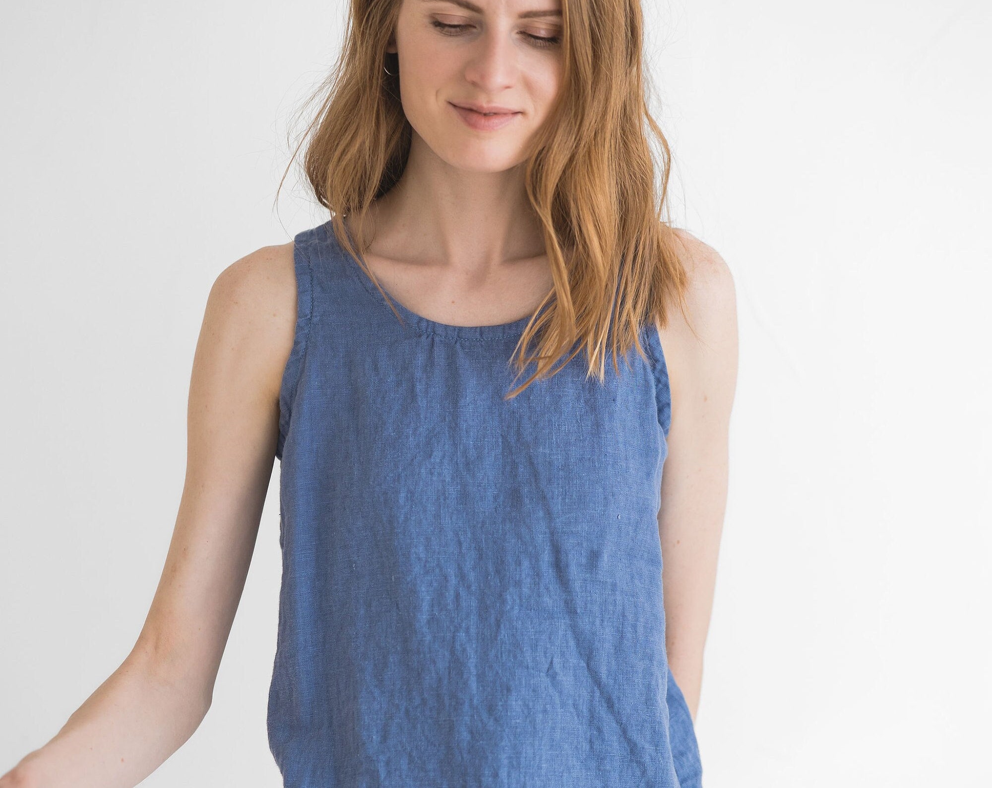 Summer essential women's linen sleeveless vest - Image 4