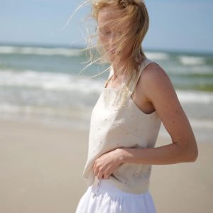 Women's Square Neck Polka Dot Vacation Camisole